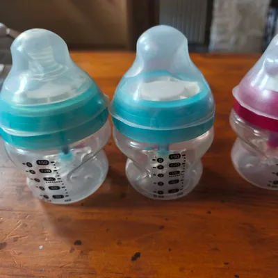 3 biberons anti colique 